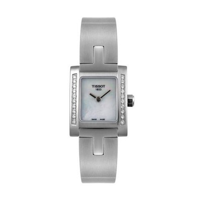 Pre-owned Tissot Women's T-trend Quartz Watch T62.1.195.80