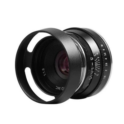 Pergear Obiettivo fisso 25 mm F1.8 con messa a fuoco manuale per fotocamere Fuji