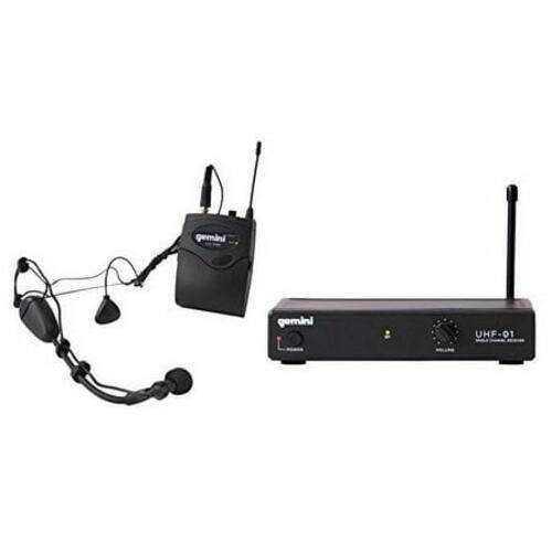 Gemini UHF-01HL-F4 Professional Audio DJ Equimpent Superior Single Channel
