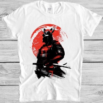 Samurai Warrior T Shirt Spartan Art Graphic Design Cool Gift Tee M249