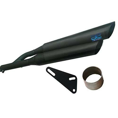 Double Barrel Empty Silencer Exhaust for Royal Enfield Bullet Classic 