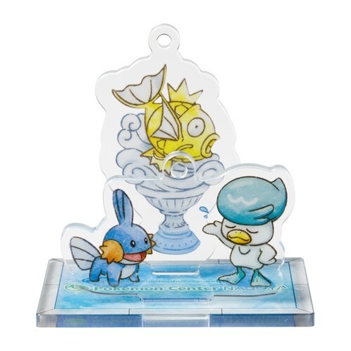 Акриловый стенд Pokemon Center в Нагое для празднования Celebis Magikarp Mudkip quaxly