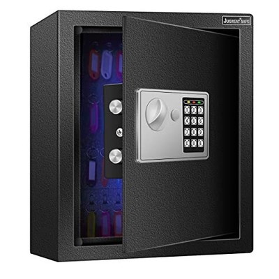 80 Keys Cabinet Wall Safe with Sensor Light,Electronic Key Safe,Pin Code Keyless