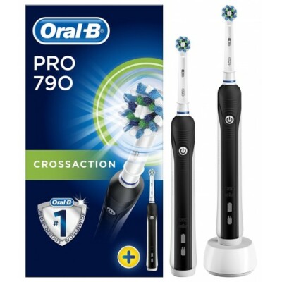 ORAL-B PRO 790 CROSS ACTION INKL. 2 HANDSTÜCKE ELEKTRISCHE ZAHNBÜRSTE NEUWARE