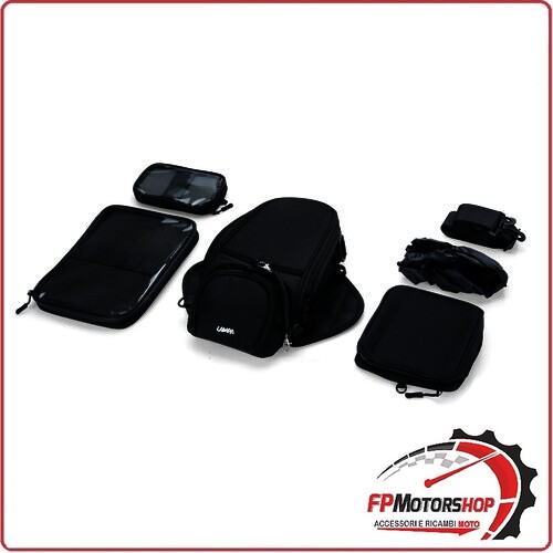 91568 T-VOYAGER TANK-BAG BORSA MAGNETICA PER SERBATOIO MOTO + KIT 3 BORSELLI