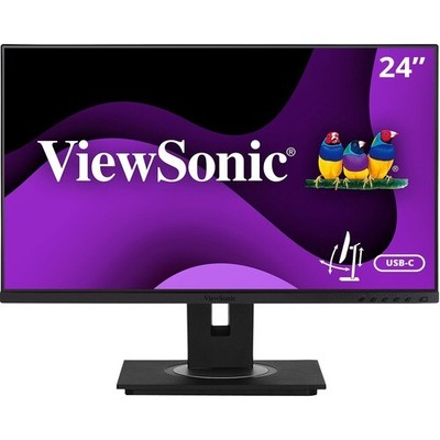 ViewSonic VG2455 24 Inch IPS 1080p Monitor with USB C, HDMI, DisplayPort, VGA an