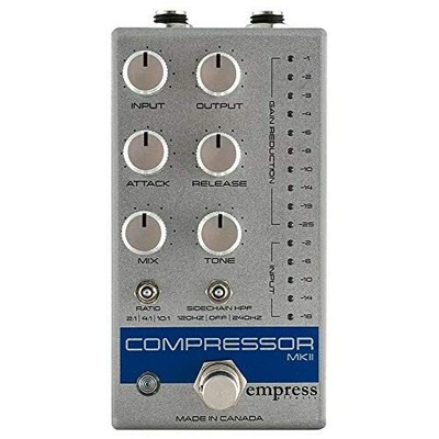 EMPRESS EFFECTS Compressor MKII Silver Compact Effector w/ Tracking NEW