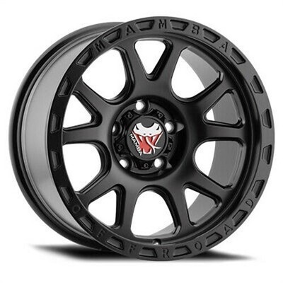 1 New 18X9 Mamba M27 Black Matte Wheel/Rim 6x135 ET12 M278936125
