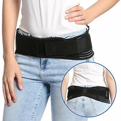 Haofy Sacroiliac Belt Beckengürtel, SI Gürtel Serola (Schwarz, L/Xl)