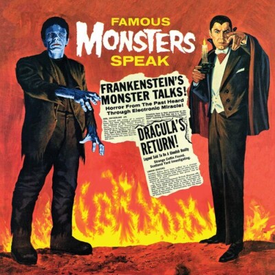 Gabriel Dell-Famous Monsters Speak-Red/Black Colored Vinyl Record LP