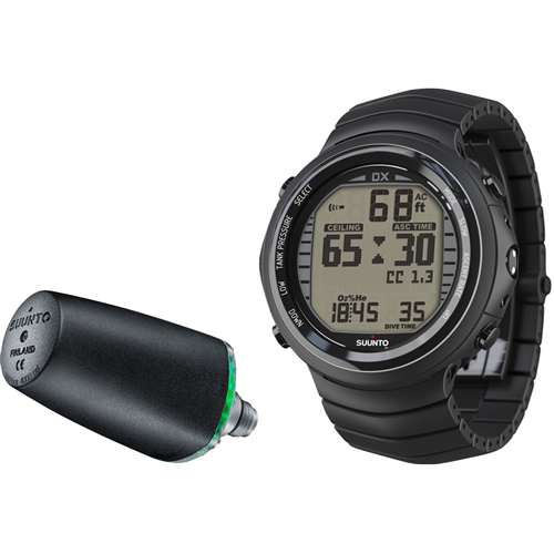 Suunto DX Black Titanium w/USB and Wireless Tank Transmitter