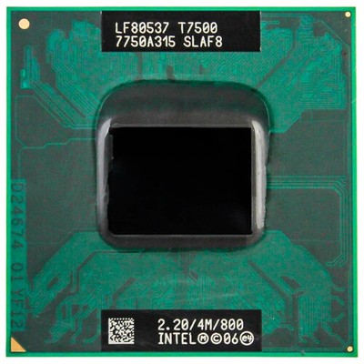 Intel Core 2 Duo T7500 CPU Socket P SLA44 SLAF8 2.2GHz 4M 800 Laptop Processor