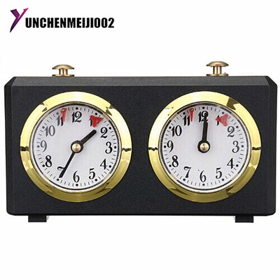 Chess Clock Alarm Chess Timer Mechanical Analog Chess Clock for Board Game Inter