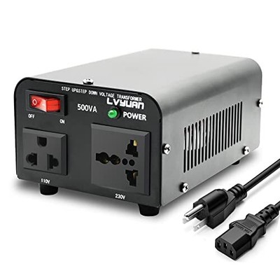 Voltage Transformer Converter 500 Watt Step Up/Down Convert from 110-120 Volt...