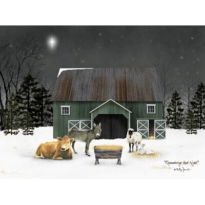 Billy Jacobs REMEMBERING THE NIGHT 12''x16'' Canvas Print -  INSPIRATIONAL