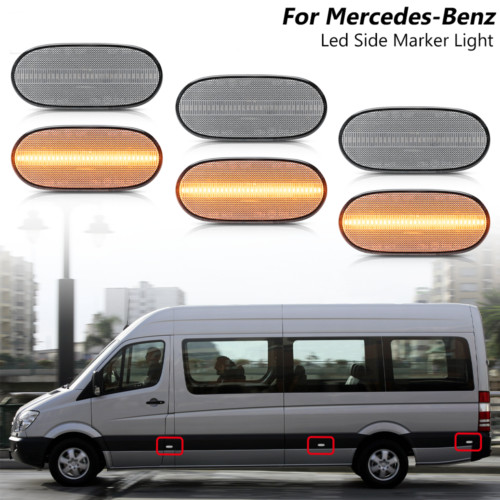 6 Feux De Position Latéraux Pour Mercedes Sprinter W906 2006-2018 - Référence A00389346, Neufs