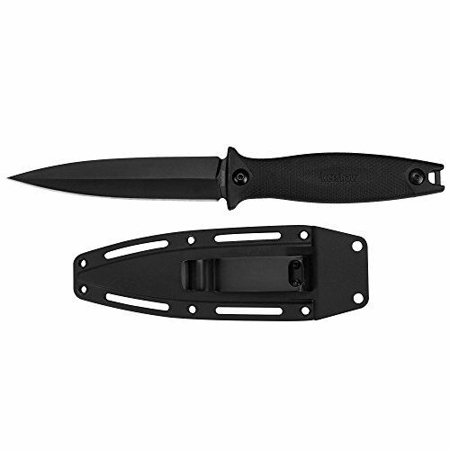 Kershaw Secret Agent (4007); Concealable Boot Knife With Strong Single Edge 4.4