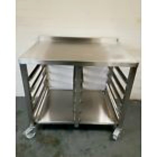 Stainless Steel Bakery Table Takes 10 x 400 x 600 Trays in Radstock