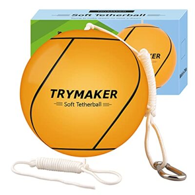 Tetherball, Tether Balls and Rope Set for ,Tetherball for Adults Backyard Out...