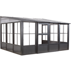 Sojag Charleston Aluminum Sunroom Kit Add A Room Solarium