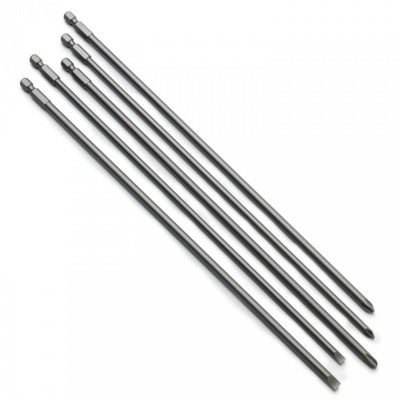 5 Pc Super Long Phillips Screwdriver Bit Set 12''
