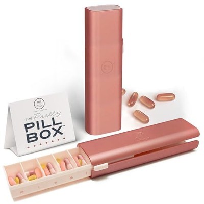 Mimi Medcessories - Pretty Pill Box Set - Stylish & Compact Daily Pill Organi...