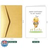 Cute Bee Birthday Card for Boyfriend Girlfriend Husband Wife, Funny Birthday Card for Partner Couple Kids, To My Honey
