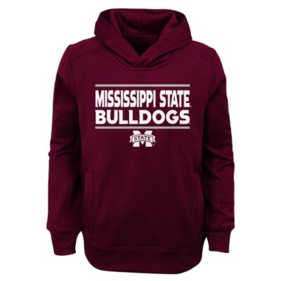 Толстовка Outerstuff NCAA Youth State Mississippi Bulldog Rep Your Team Performance