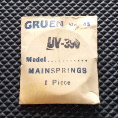 Gruen UV-390  WATCH MAINSPRING