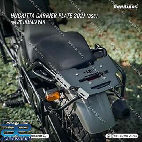 Huckitta Carrier Plate Black For Royal Enfield Himalayan BS6 2021 Motorbikes