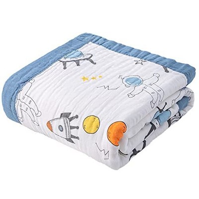 S For Boys Ultra-soft Lightweight Baby Blanket Quilt For Bab
