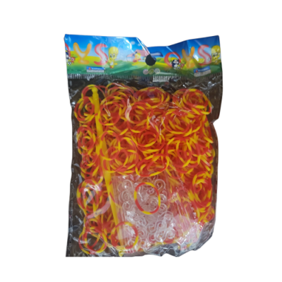 3600 ( 6x600) New TIE DYE Colors Refill Rubber Bands w/S Clips For Loom Kits 