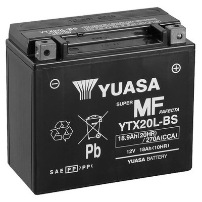 Batterie für Harley FLD 1690 Dyna Switchback  13 YUASA YTX20L-BS AGM geschlossen