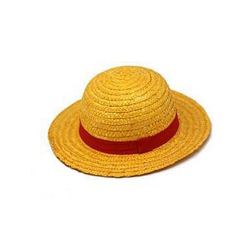 One Piece - Ruffy Strohhut (Kindergröße) Hut Luffy Pirat für Kinder Verkleidung