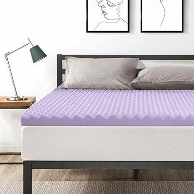 Best Price Mattress King Mattress Topper - 3 Inch Egg Crate