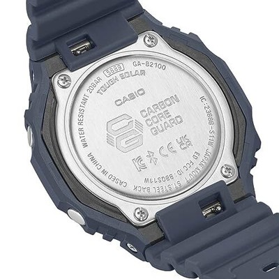 Pre-owned Casio G-shock Men Black Dial Analog-digital Ga-b2100-2adr (g1243)