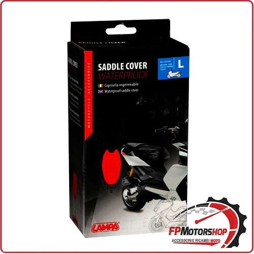 COPRISELLA IMPERMEABILE UNIVERSALE PER MOTO SCOOTER TAGLIA L 74X100 CM 