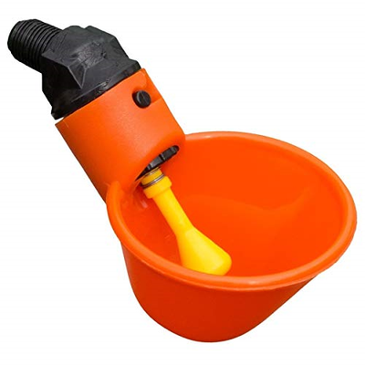 12 Pack Automatic Poultry Waterer Chicken Drinker Cups with 1/2 inch mounting