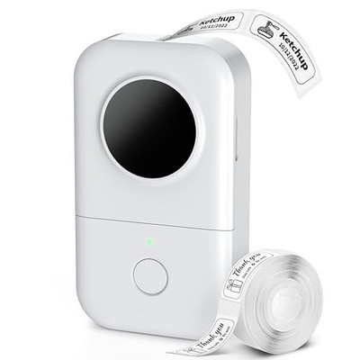 Phomemo D30 Label Printer, Bluetooth Wireless Mini Pocket Smartphone Label...