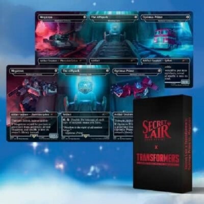 MTG Secret Lair X Transformers: Optimus Prime Vs. Megatron FOIL EDITION Sealed