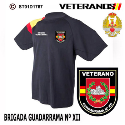 CAMISETAS TECNICAS: VETERANOS BRIGADAS OPERATIVAS - BRIGADA GUADARRAMA Nº XII