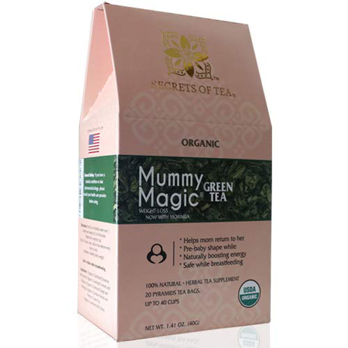 Mummy Magic Green Tea - Natural Postpartum Weight Loss Tea Safe while Breastfeed