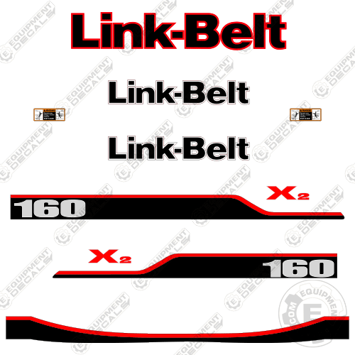 Fits Link-Belt 160X2 Decal Kit Hydraulic Excavator Decals