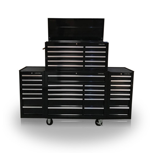 422 Us Pro Tools Black Tool Chest Box Snap Up 2 Side Cabinet 75
