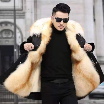 Mens fur sale parkas