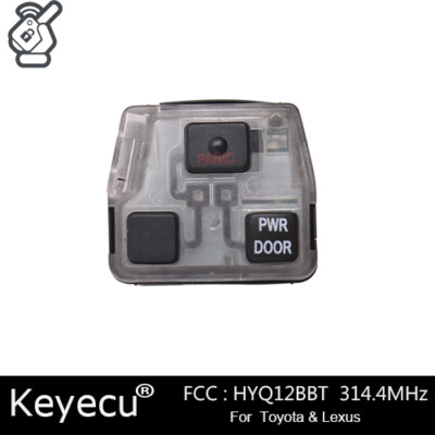 3 Button Remote Control Board 314.4MHz for Lexus RX330 RX350 RX400h HYQ12BBT