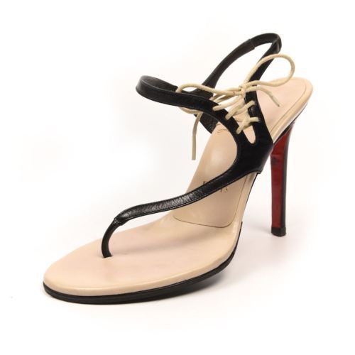 Christian Louboutin Open Ondessa Mesh Lace-up Boots Heels Women