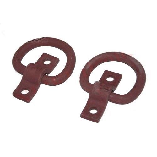 Front Rear Bumper Pulling Towing Hooks Bracket Set For Willys Jeeps 