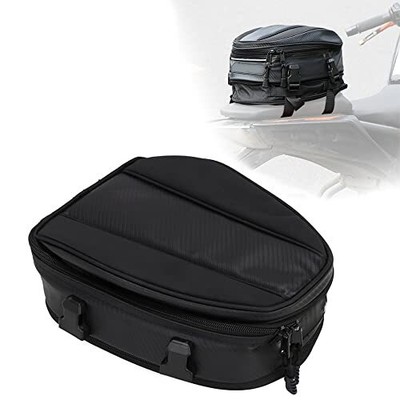 JFG RACING Motorcycle Tail Bag Waterproof Rear Seat Bag Luggage Bag 11.5 Liters