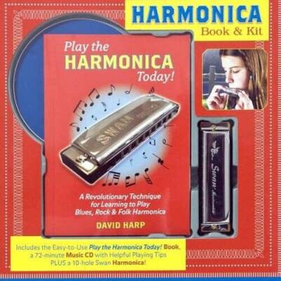 Play the Harmonica Today Harmonica Book  Kit - Paperback - GOOD